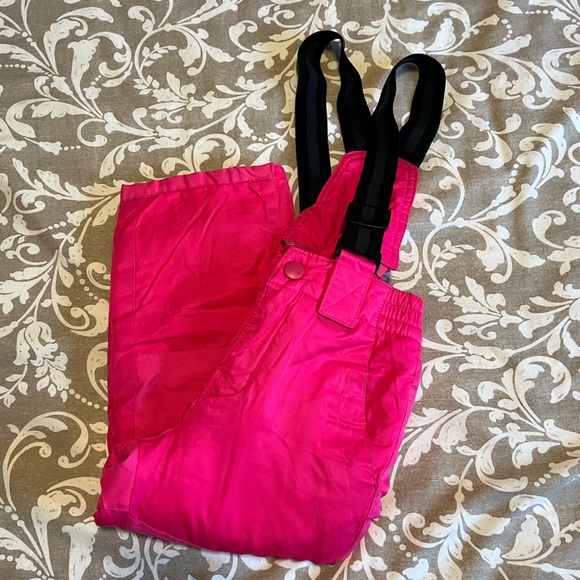 Snow Ski Pants Fuschia Pink Size 4-5 - Picture 4 of 4